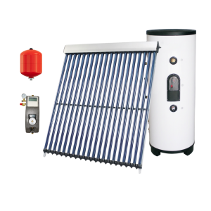 Kit solaire 200 litres + 1 panneau 20 tubes + station